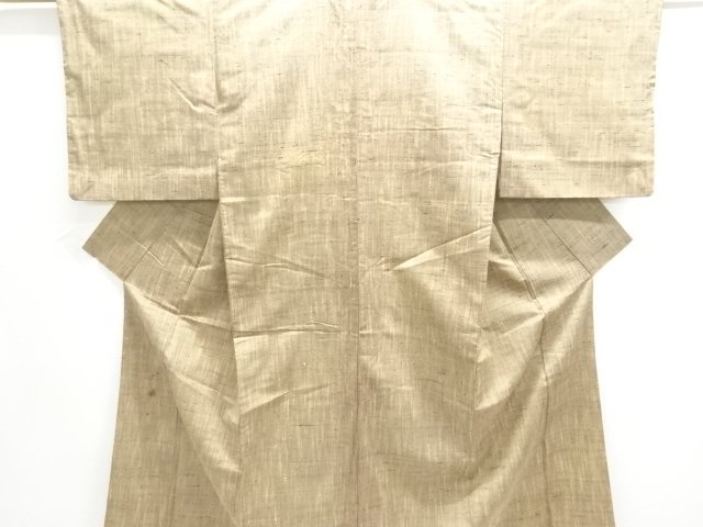 JAPANESE KIMONO / ANTIQUE KIMONO / SILK / FUSHI TSUMUGI